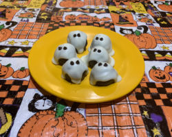 Oreo ball ghosts 👻 Oreo ball ghosts